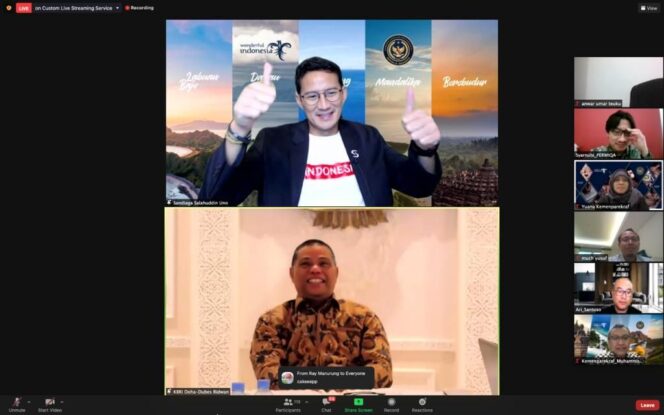 
					Menparekraf Ajak Komunitas Diaspora Indonesia di Qatar Promosikan Pariwisata Tanah Air