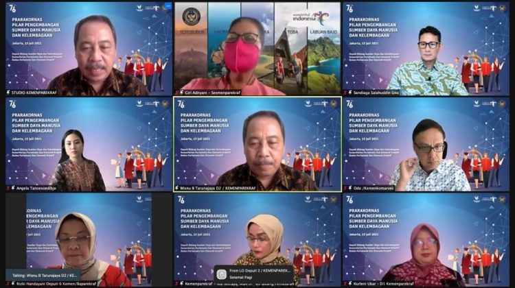 Menparekraf Dorong Percepatan Digitalisasi SDM Parekraf