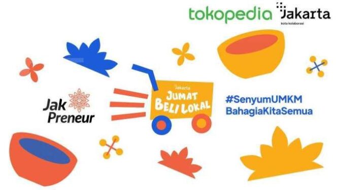 
					Kolaborasi Pemprov DKI dan Tokopedia Hadirkan Jumat Beli Lokal Produk UMKM Jakarta