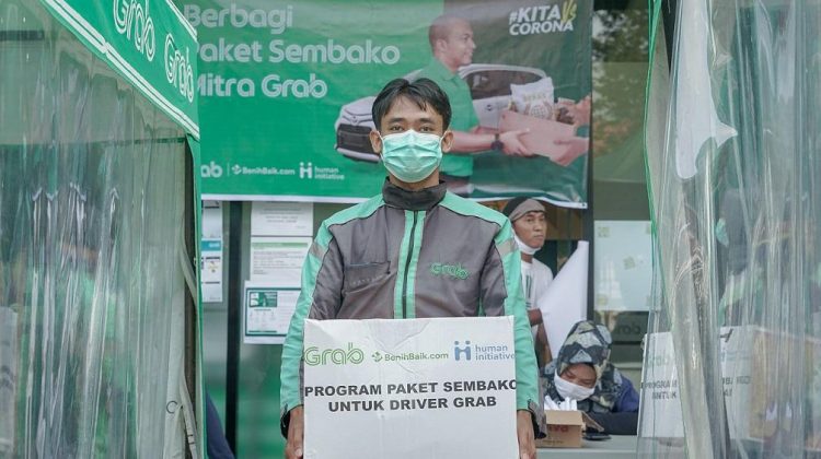 Grab dan 9 Perusahaan Sumbangkan Bantuan Untuk Mitra Pengemudi