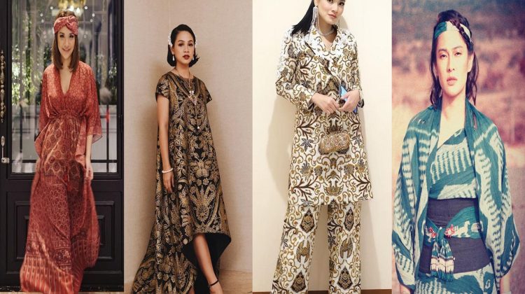 Referensi Busana Batik dari Seleb Indonesia