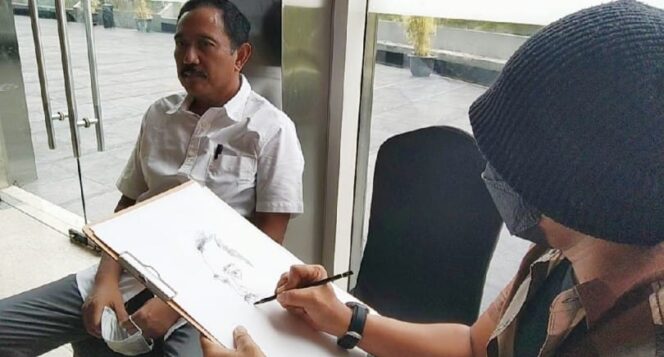 
					Karya Seni Lukisan Sambut Hari Sumpah Pemuda