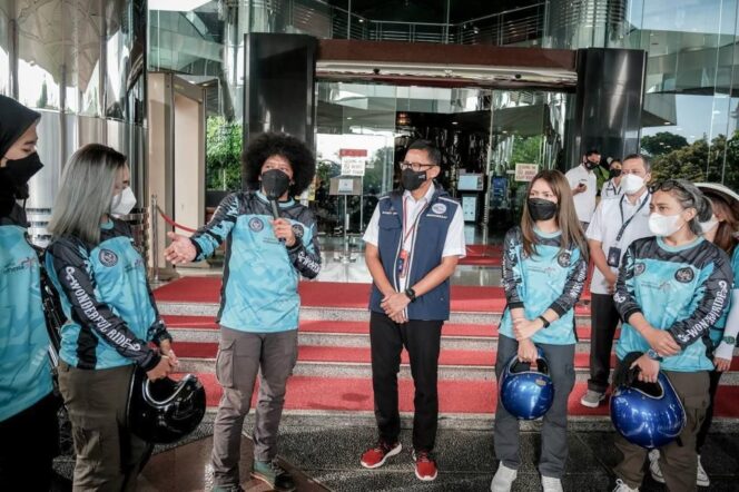 
					Sandiaga Uno Lepas Kegiatan Touring Komunitas Srikandi Wonderful Ride