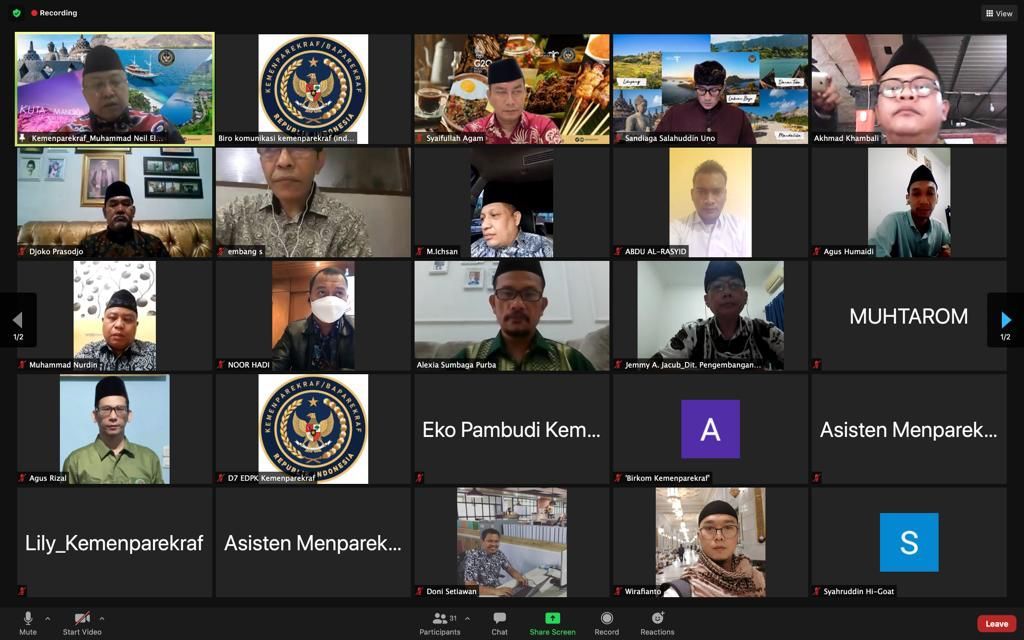 Kemenparekraf Siap Kolaborasi dengan Gema Santri Nusa