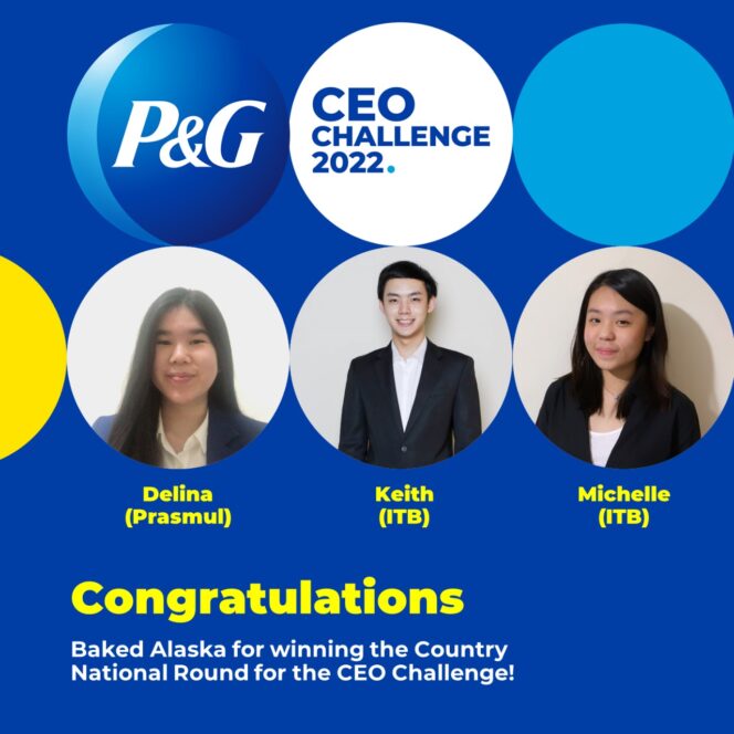 
					P&G Indonesia Kirim Tiga Talenta Anak Bangsa dalam Ajang ‘CEO Challenge’ Tingkat Regional