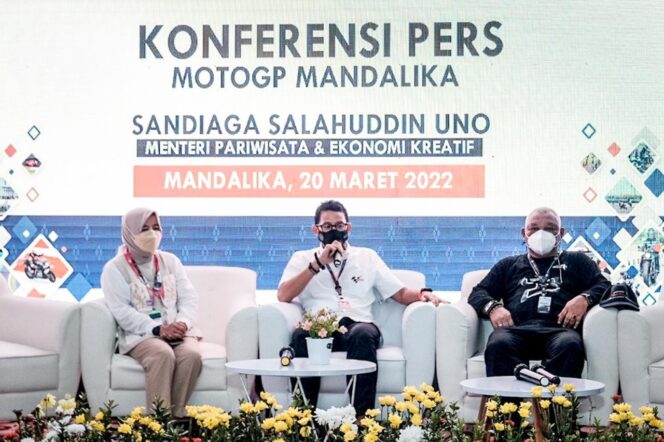 
					Sandiaga Uno Apresiasi Kesuksesan MotoGP Mandalika 2022 