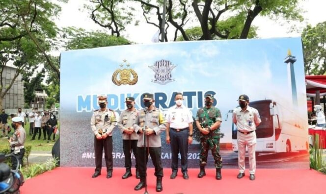 
					Kapolri Lepas 11 Ribu Peserta Mudik Gratis 2022