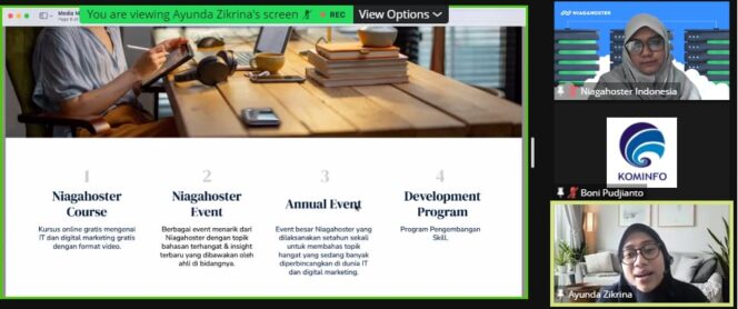 
					Niagahoster Bersama 1000 Startup Digital Kemenkominfo, Bantu UMKM dan Startup Pemula