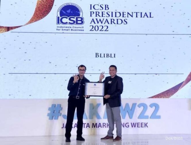 
					Raih Penghargaan ICSB Presidential Award, Blibli  Konsisten Dukung Kemajuan UMKM