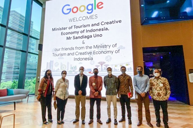 
					Tingkatkan Tren Pencarian Pariwisata Indonesia, Kemenparekraf Gandeng Google