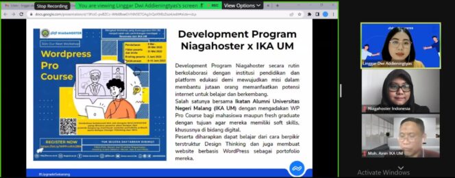 
					Kolaborasi Niagahoster x IKA UM, Akselerasi Pengembangan Talenta Digital Indonesia