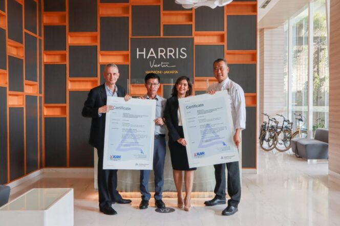 
					HARRIS Vertu dan YELLO Hotel Harmoni Kembali Mendapatkan Sertifikat CHSE Hygiene Audit dari TUV Rheinland Indonesia