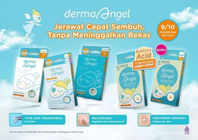 
					Derma Angel Hadirkan Acne Patch Plus Day & Night Bantu Atasi Jerawat Batu