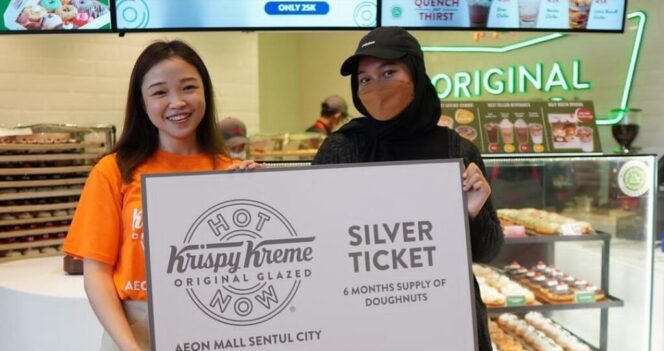 
					Pembukaan Gerai Krispy Kreme ke-35 di AEON Sentul, Bogor