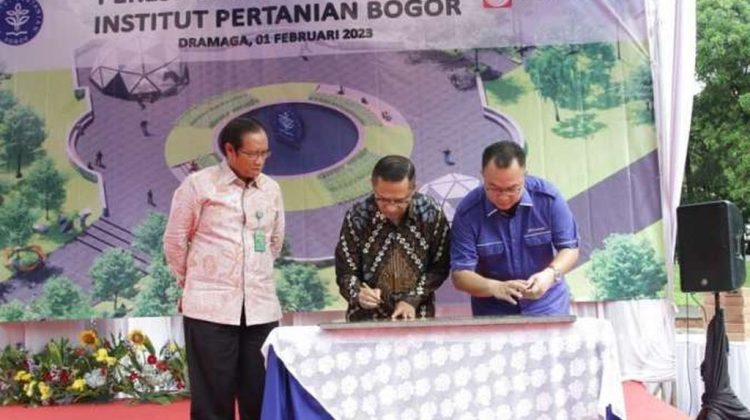 Peresmian Taman Plaza Inovasi IPB, Sinar Mas Dukung IPB Menjadi Green Campus