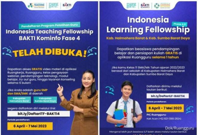 
					BAKTI Kominfo dan Ruangguru, Berikan Program Peningkatan Kapasitas Guru & Siswa Gratis