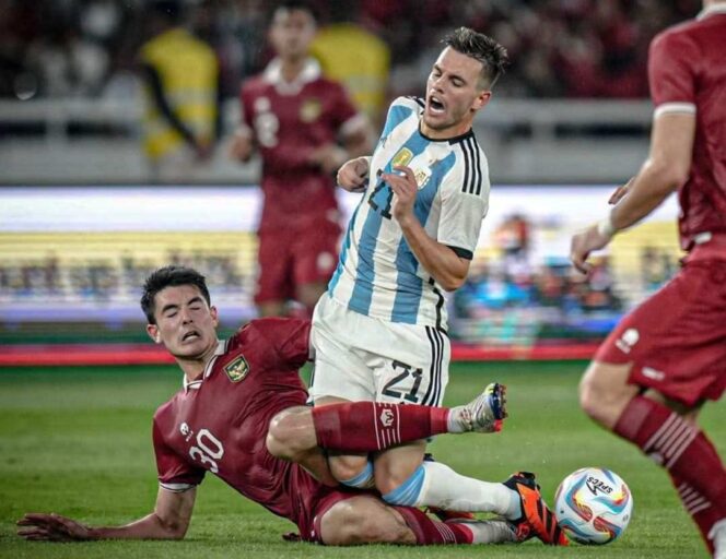
					Kalah Atas Argentina 0-2, Timnas Indonesia Gagal Dapat Bonus