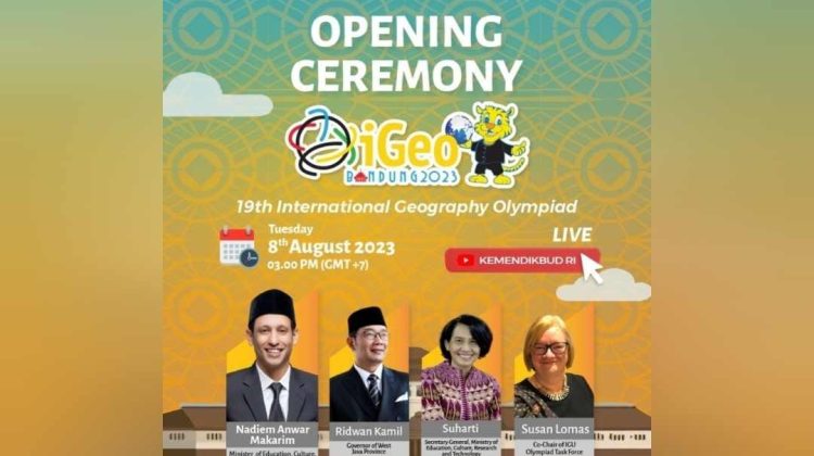 Indonesia Siap Hubungkan Talenta Geografi Dunia Lewat International Geography Olympiad