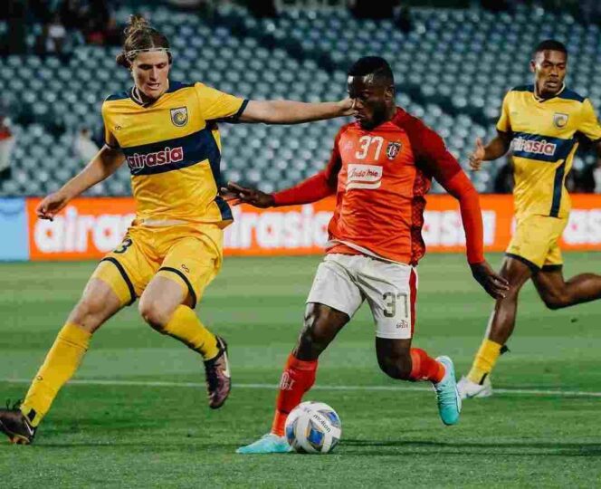 
					Hasil Piala AFC 2023: Central Coast Mariners vs Bali United 6-3, PSM vs Hougang United 3-1