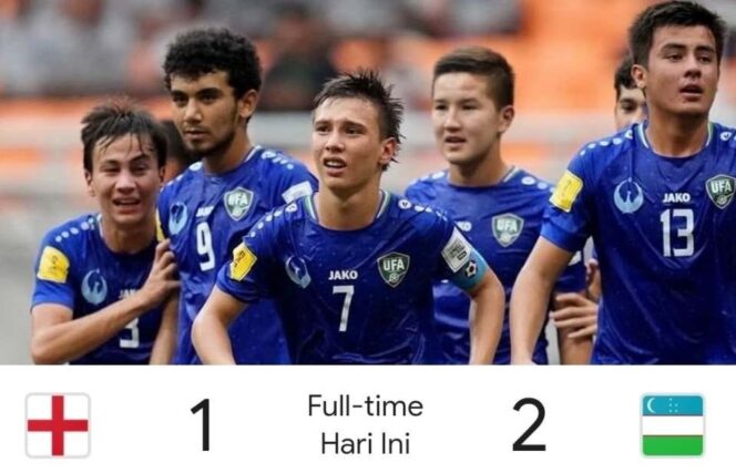 
					Hasil 16 Besar Piala Dunia U-17 2023 – Inggris Kalah dari Uzbekistan 1-2, Perancis vs Senegal 5-3