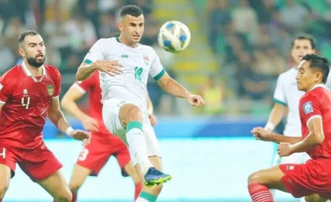 
					Hasil Kualifikasi Piala Dunia 2026: Irak Cukur Indonesia 5-1