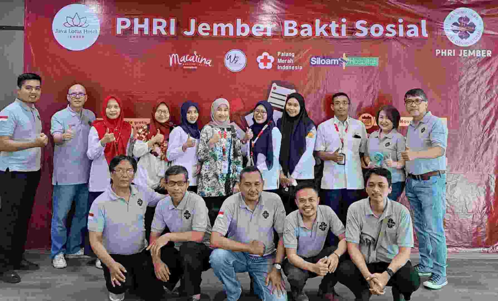 Java Lotus Hotel Bersama PHRI Jember Gelar Donor Darah