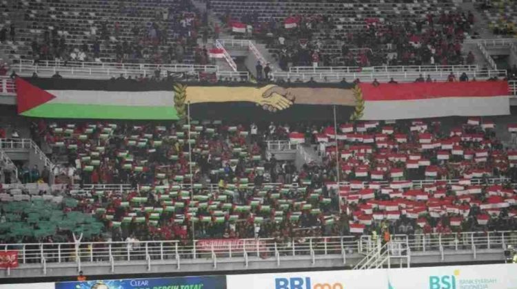 PSSI Izinkan Bendera Palestina Berkibar di Stadion
