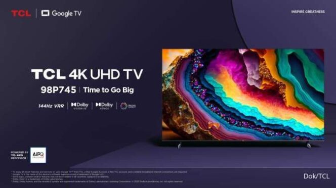 
					TCL Launching 2 TV Ukuran 98 Siap Bersaing di Pasar Big Screen