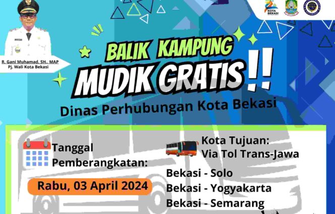 
					Mudik Gratis Bareng Dishub Kota Bekasi, Ini Syarat dan Jadwalnya