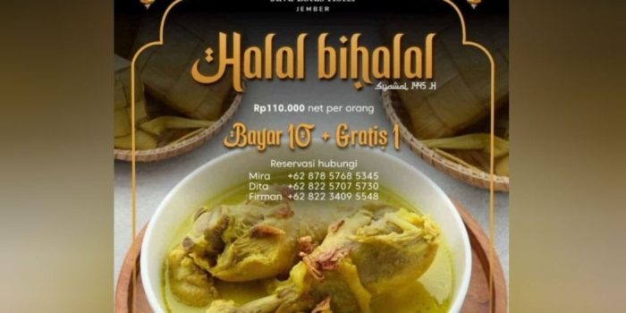 Java Lotus Hotel Hadirkan Paket Halal Bihalal