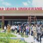Jelang Diresmikan Presiden Joko Widodo, Menhub Tinjau Bandara Singkawang