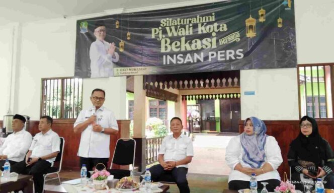 
					Silaturahmi Pj Wali Kota Bekasi bersama Insan Pers