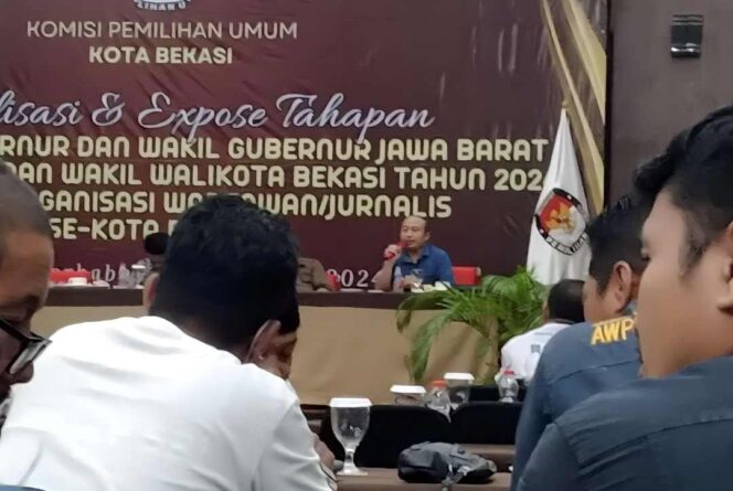 
					KPU Kota Bekasi Gelar Sosialisasi Tahapan Pilkada 2024