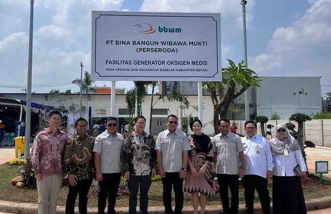 PT Bina Bangun Wibawa Mukti Resmikan Fasilitas Generator Produksi Oksigen Medis