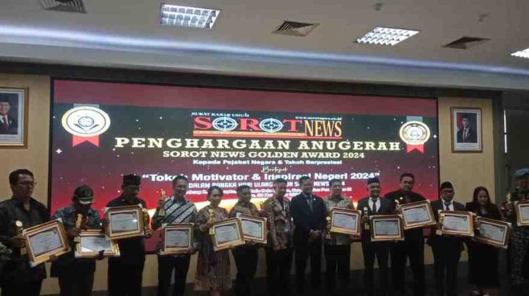 HUT Sorot News ke-14, Berikan Penghargaan Anugerah Golden Award 2024