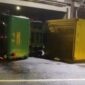 Truk Kontainer Terguling Depan Pemkot Bekasi