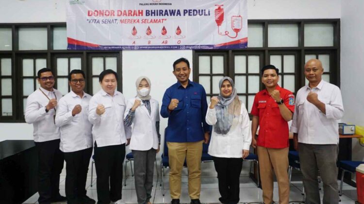 Puluhan Karyawan Bhirawa Steel Antusias Donor Darah, Ciptakan Gerakan Cepat Tanggap Kemanusiaan