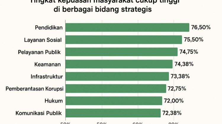 Foto: Tingkat kepuasan warga Kota Bekasi terhadap 100 hari kerja Wali Kota Bekasi Tri Adhianto dan Wakil Wali Kota Abdul Harris Bobihoe