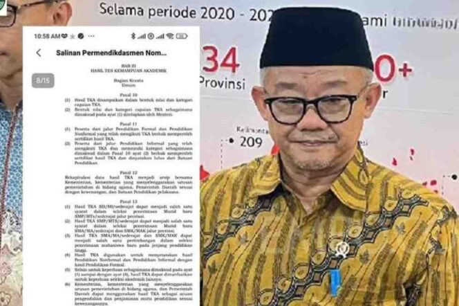
					Kemendikdasmen Resmi Terbitkan Aturan Tes Kemampuan Akademik Gantikan UN