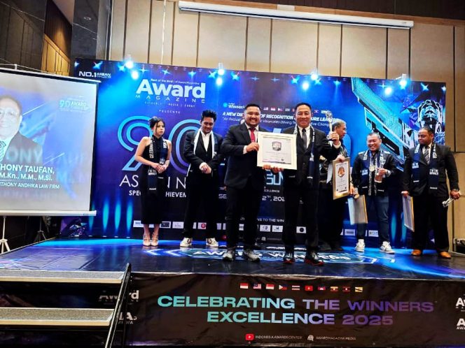
					Anthony Andhika Law Firm Raih Best Performing Lawyer Awards 2025