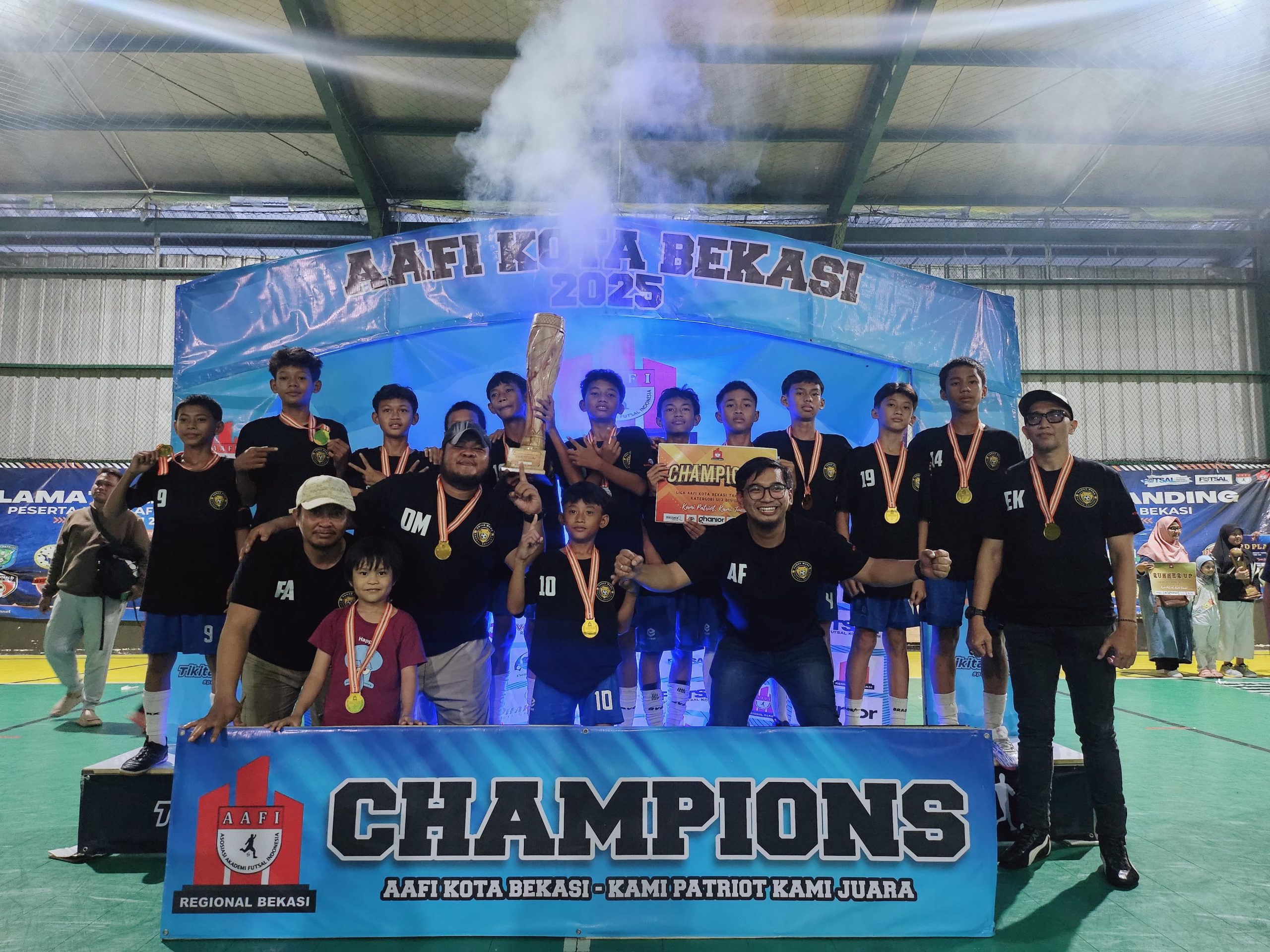 Torehkan Prestasi, Tunas Muda Futsal Akademi Masuk Ke Divisi Utama AAFI