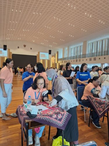 Puskesmas Medan Satria Bersama Yayasan Sekolah Penabur Bekasi Kolaborasi Gelar Pemeriksaan Kesehatan Gratis
