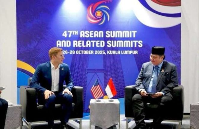 
					KTT ASEAN, Airlangga Perkuat Kerja Sama Ekonomi dan Teknologi dengan AS