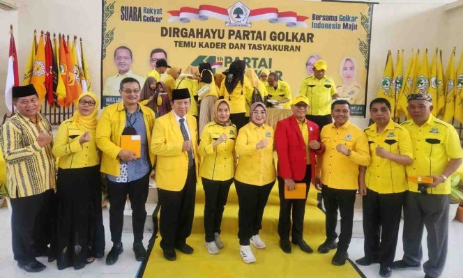 
					Peringati Hari Jadi Partai Golkar Ke-61, Pengurus Hingga Kader Diminta Solid