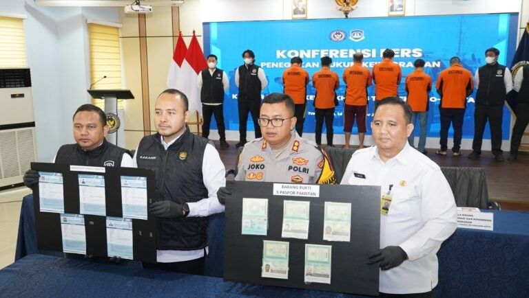 Kantor Imigrasi Soekarno Hatta Amankan 6 WNA Pelanggar Izin Tinggal