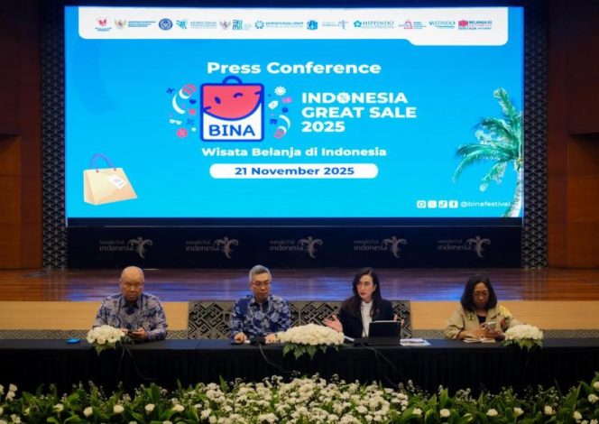 
					Menpar Luncurkan BINA Indonesia Great Sale 2025 Untuk Perkuat Ekosistem Pariwisata