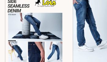 Tampil Lebih Stylish, Side Seamless Denim Lois Tanpa Jahitan Samping
