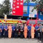 Masuk Purna Bhakti, Kadisdamkarmat Kota Bekasi Disuguhi Atraksi Rappeling