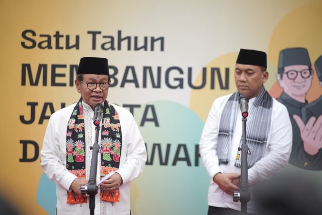 
					Kinerja Satu Tahun Pemprov DKI Bertajuk Satu Tahun Membangun Jakarta dari Bawah