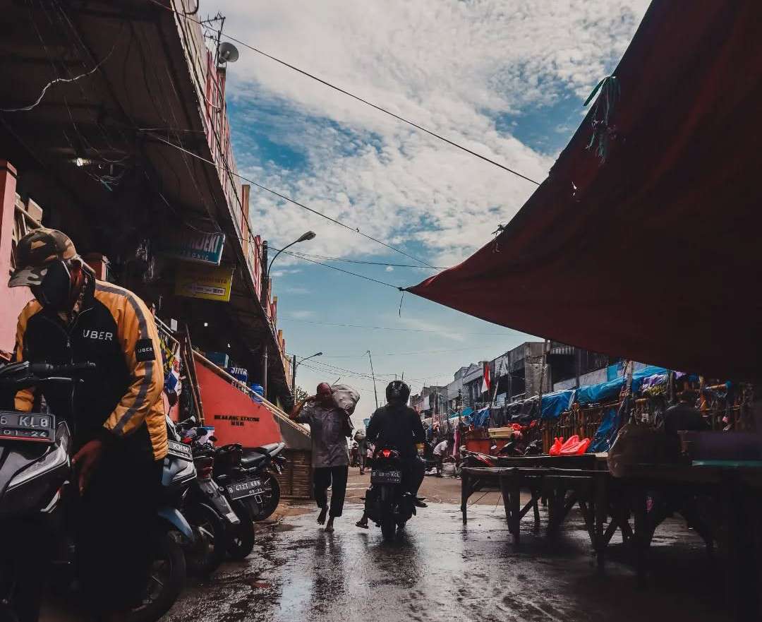FOTO Pasar Baru Kota Bekasi - Foto Istimewa (Ramiafaul)